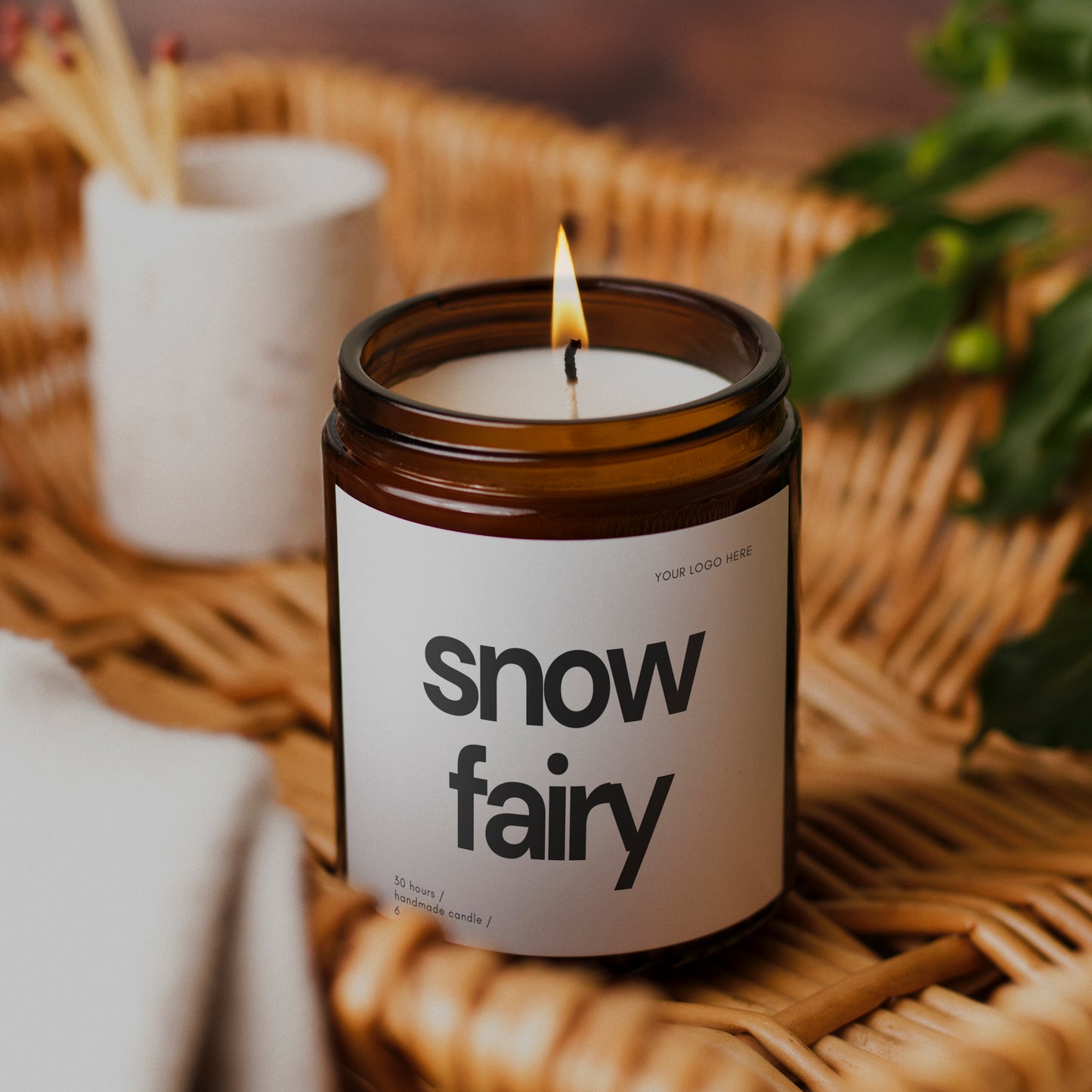 Branded Candle Sample