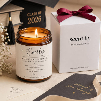 Congratulations Your Name Candle