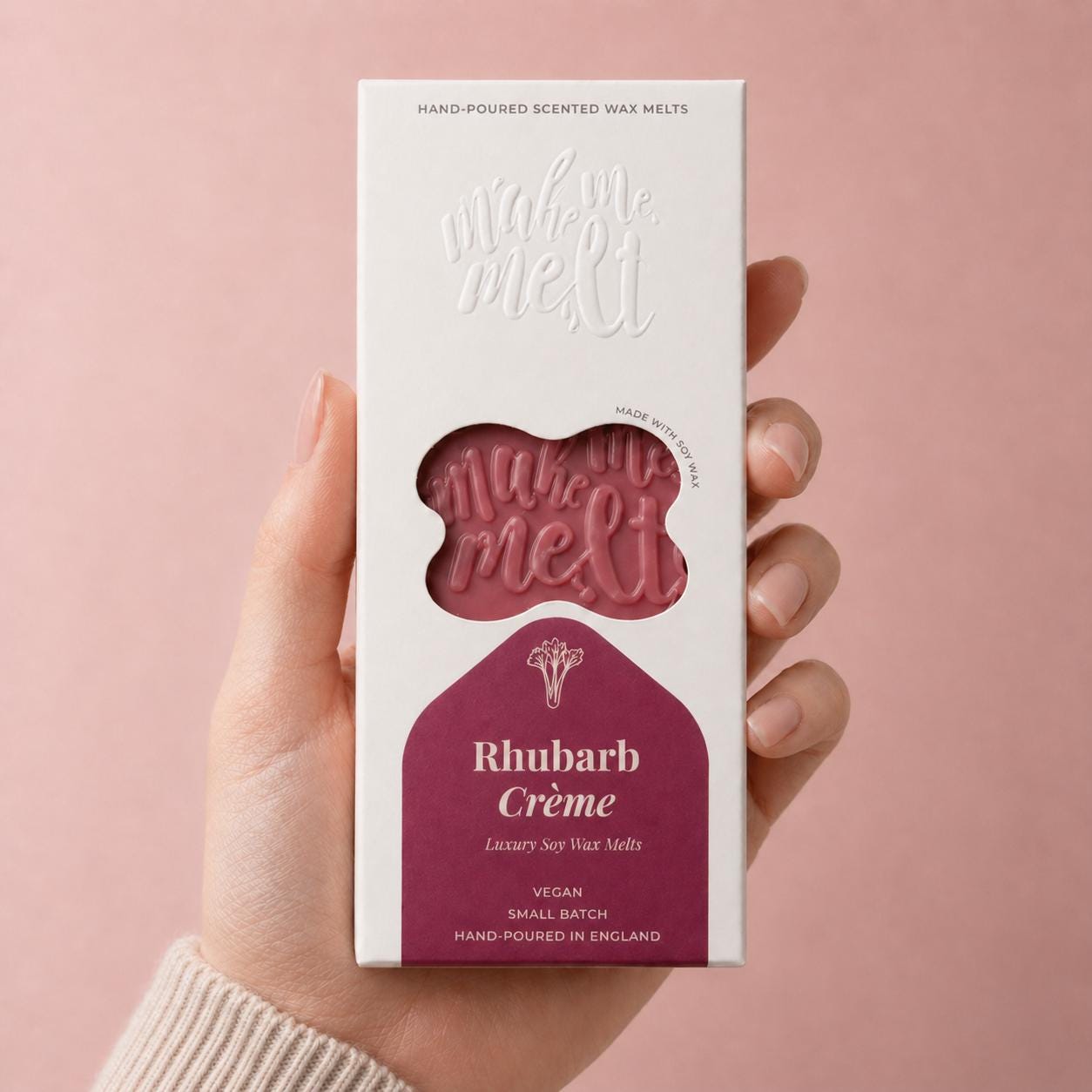 Rhubarb Creme 100g Wax Bar
