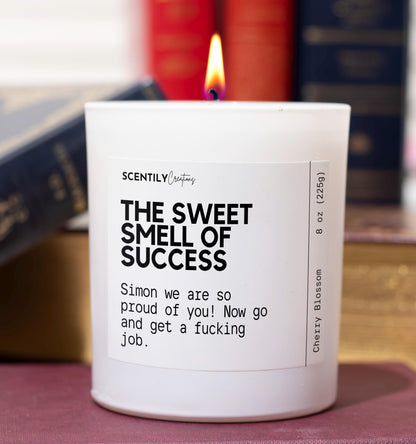 Sweet Success Graduation Scented Candle