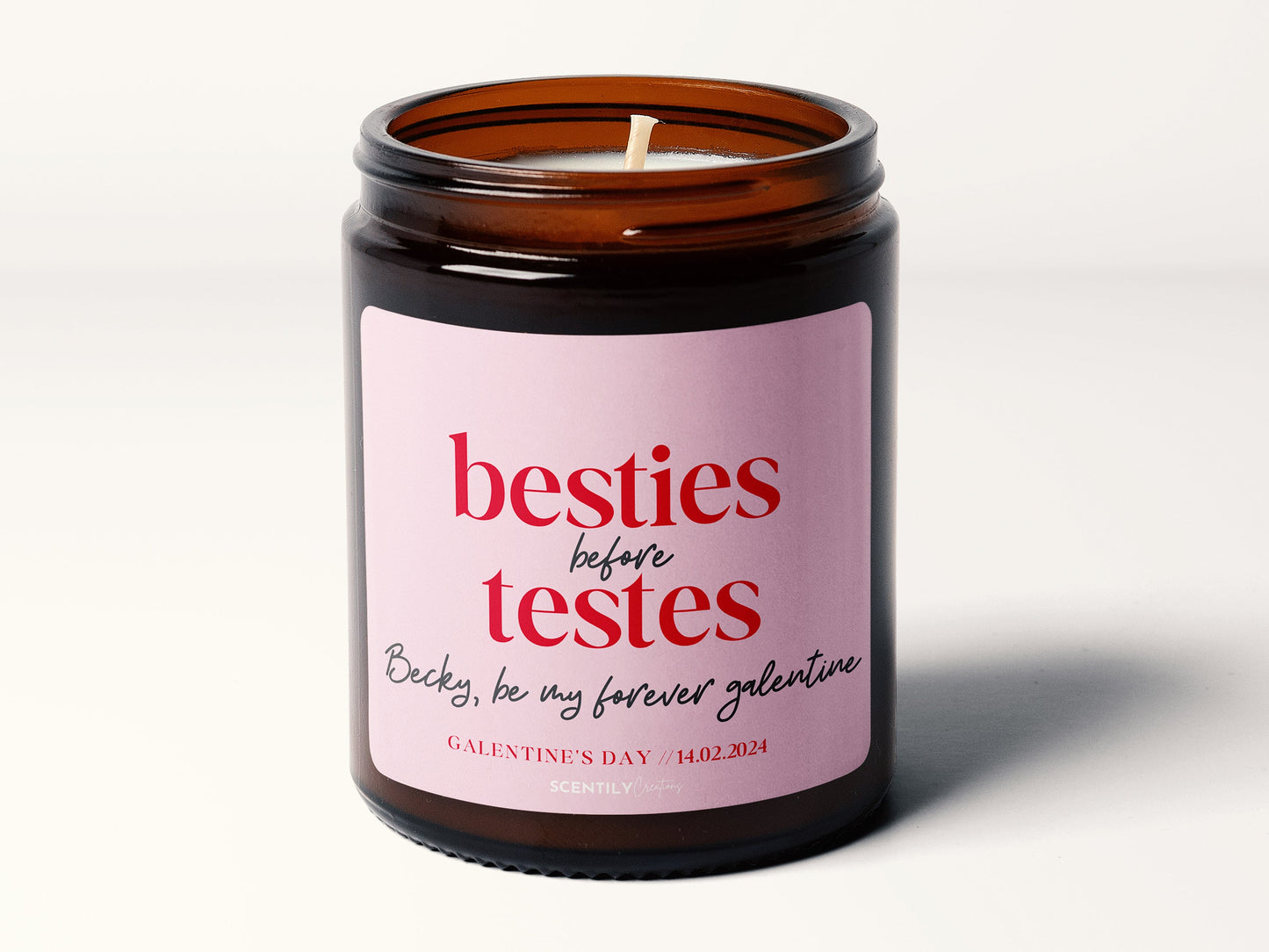 Besties Before Testes Galentine Scented Candle