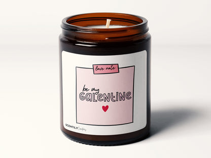 Be My Galentine Love Note Scented Candle