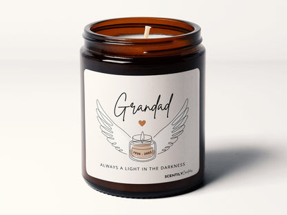 Remembrance Wings Candle