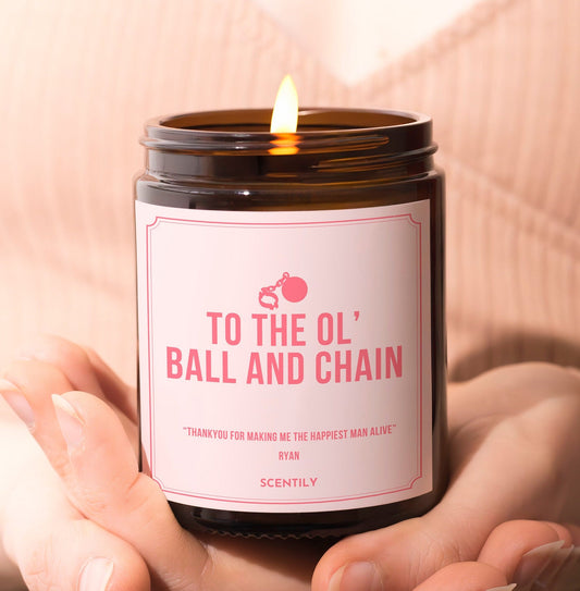 Ball and Chain Scented Candle