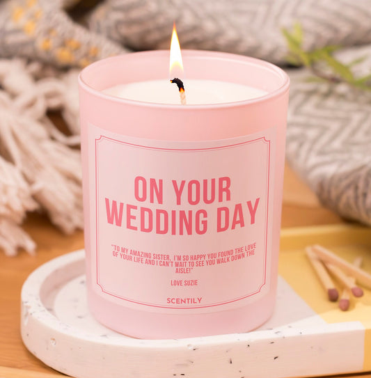 On Your Wedding Day Scented Candle