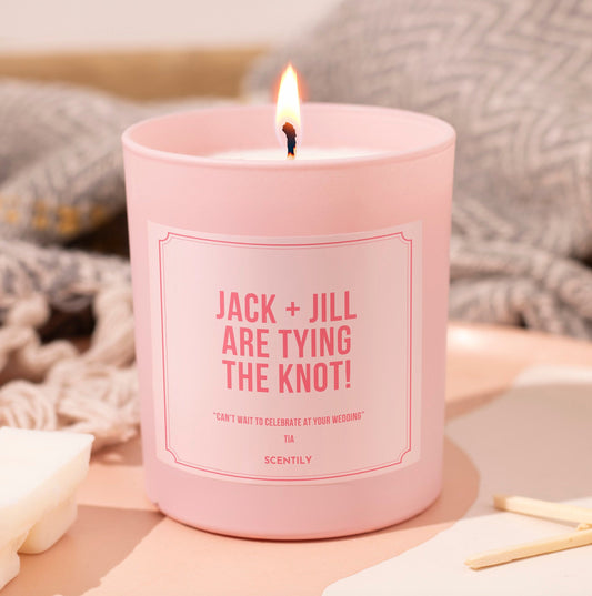 Tying the Knot Married Candle