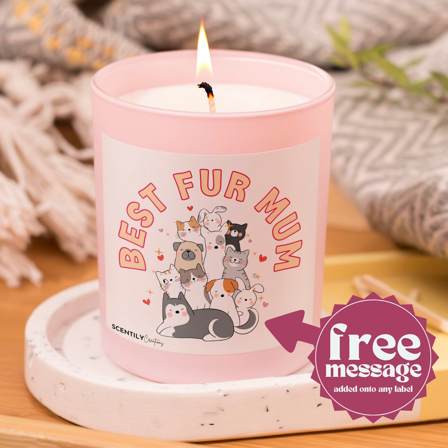 Best Fur Mum Scented Candle