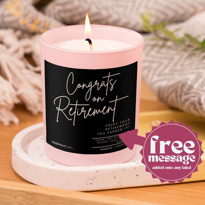 Retirement Candle
