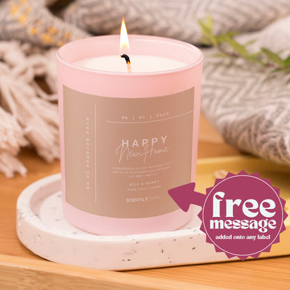 Moving out New Home Candle
