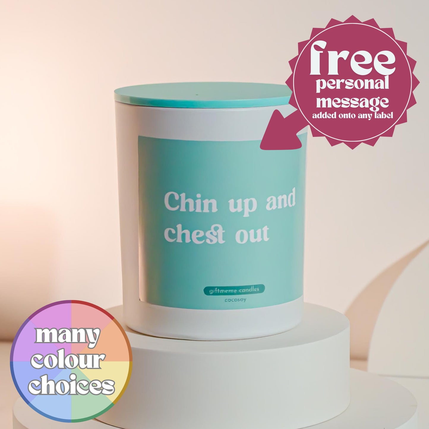 Chin Up Scented Candle