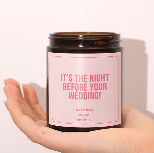 Night Before Your Wedding Candle