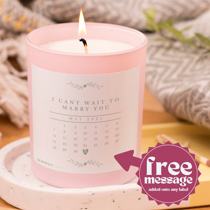 Marry You Date Scented Candle