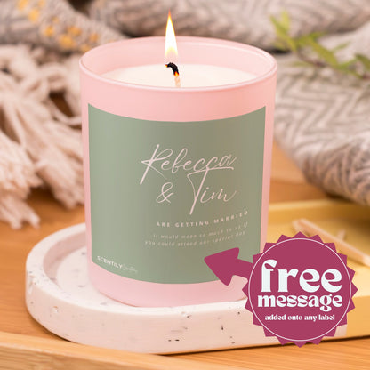 New Homeowner Candle for Newlyweds