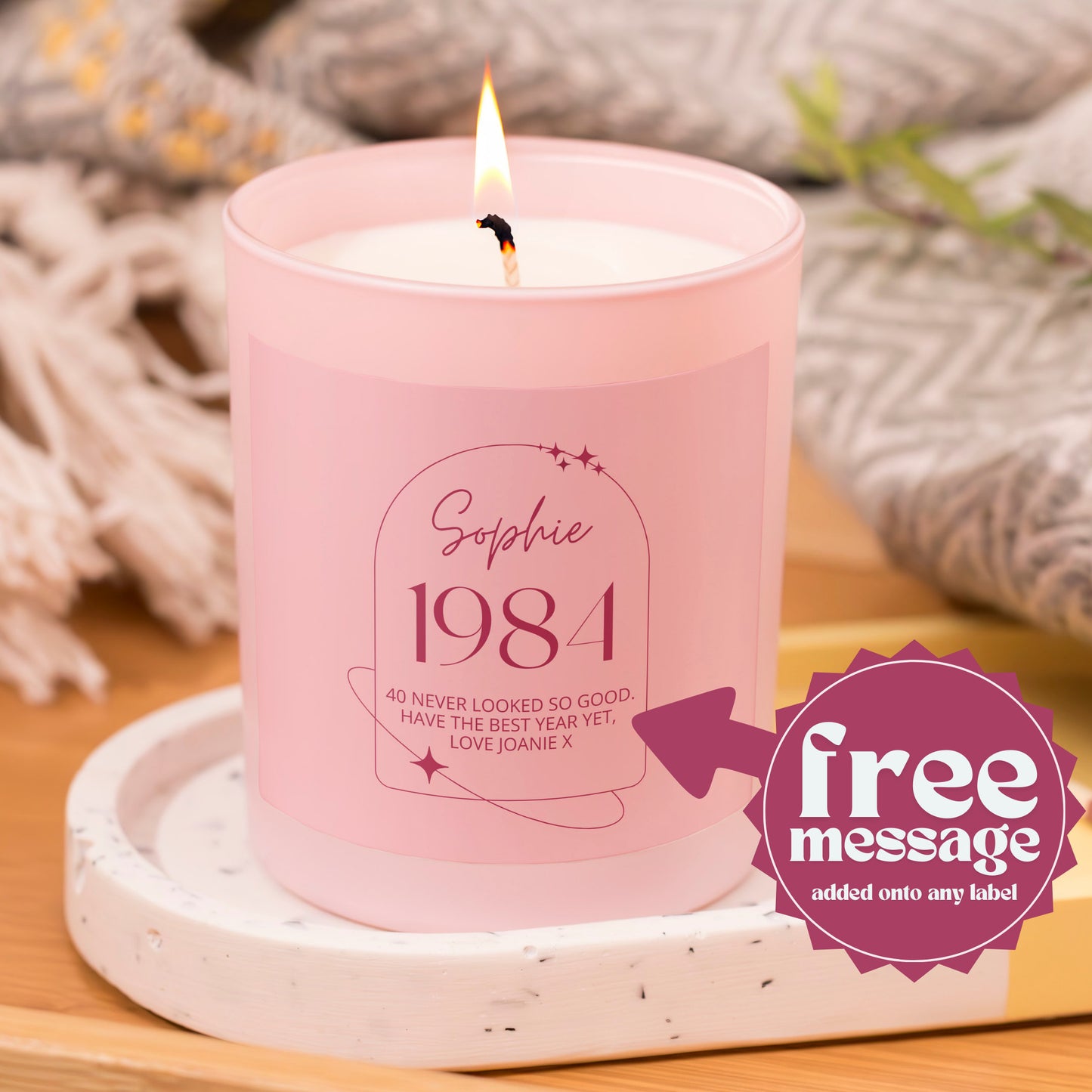 Remembrance Date Scented Candle