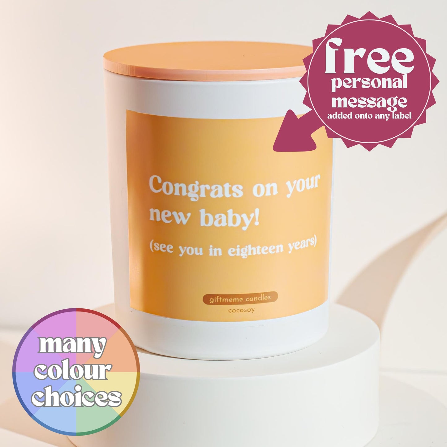 Congrats on Baby Scented Candle