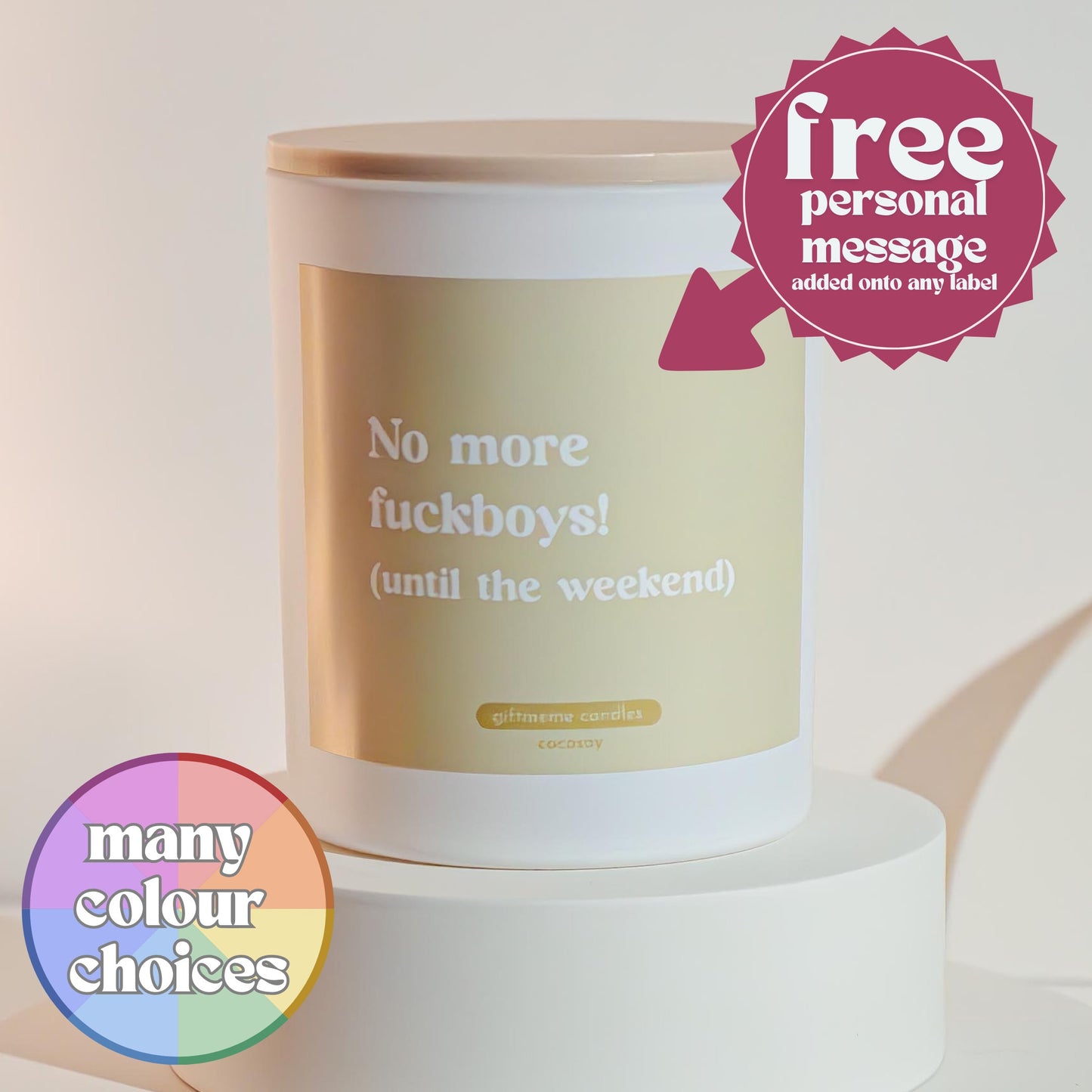 No More F*ckboys! Scented Candle