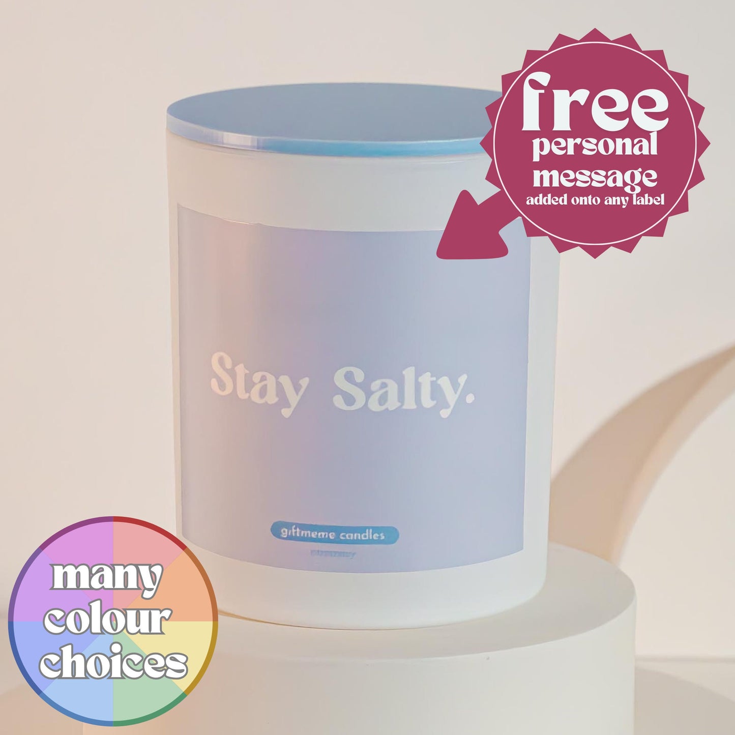 Stay Salty. Scented Candle