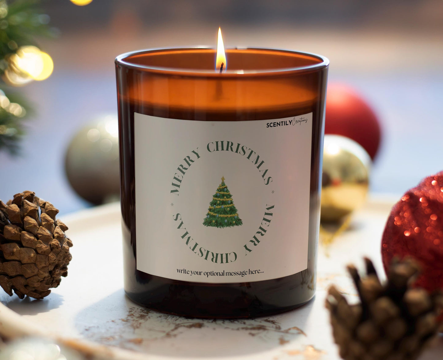 Simple Christmas Tree Scented Candle
