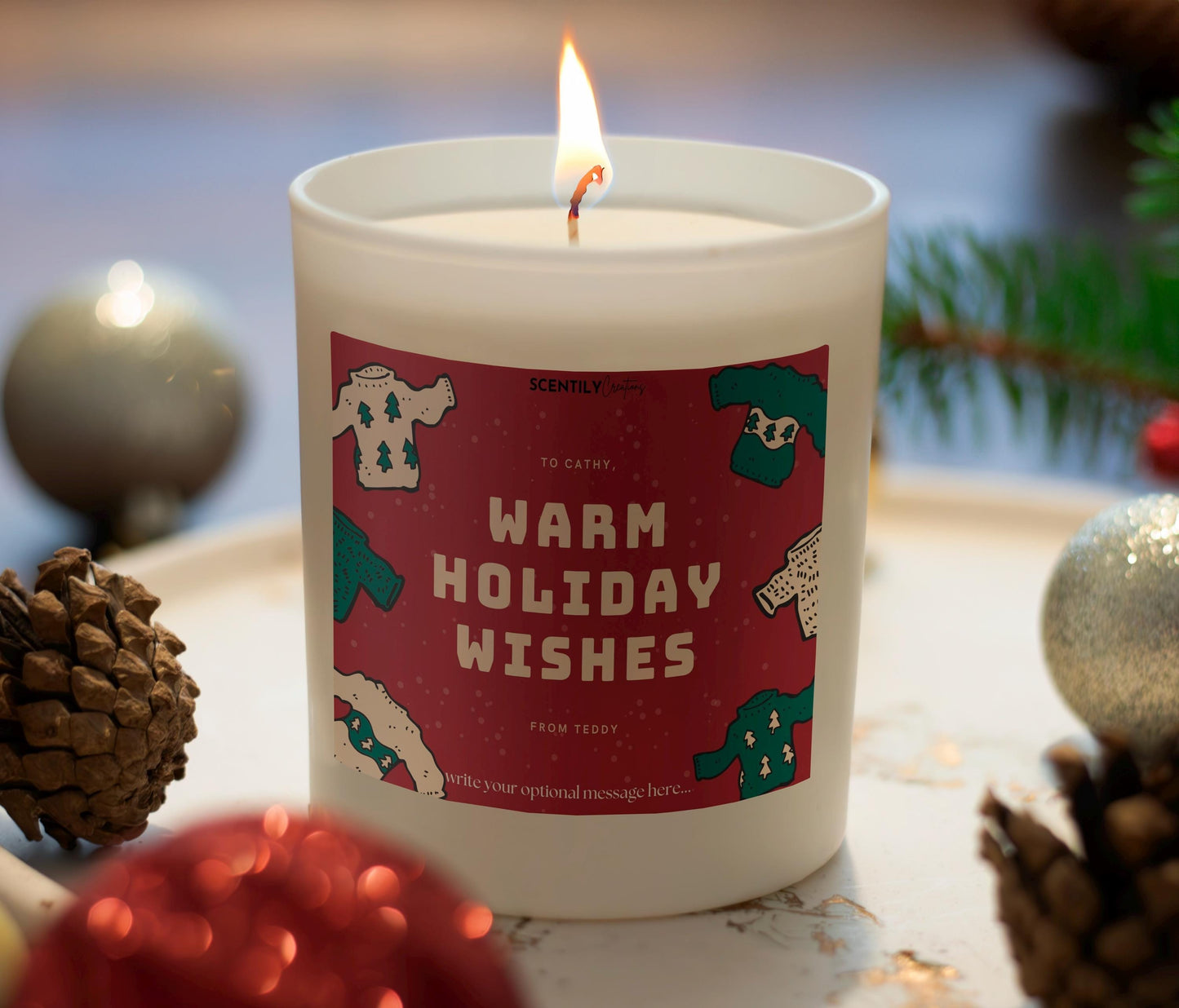 Holiday Wishes Scented Candle