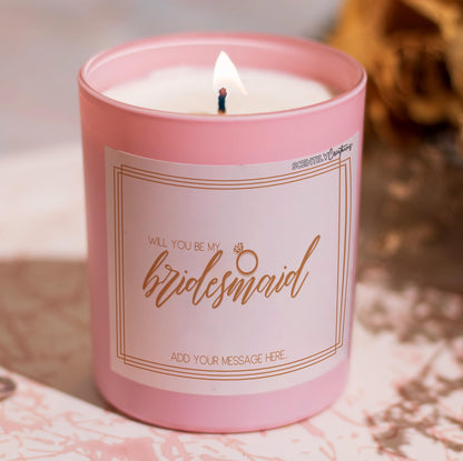 Bridesmaid Ring Scented Candle