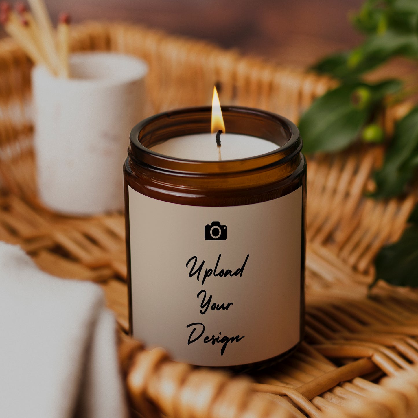 Branded Candle Sample