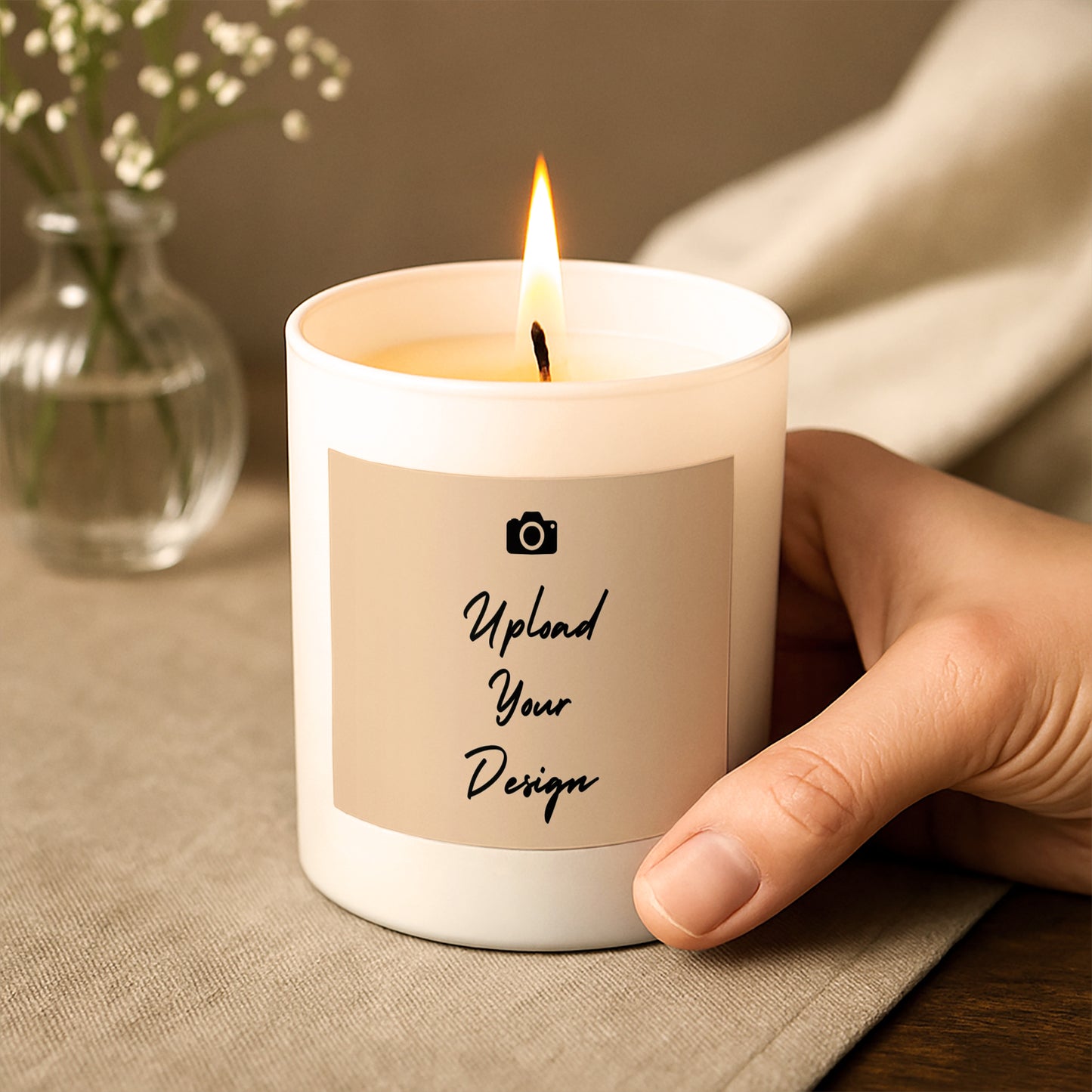 Branded Candle Sample